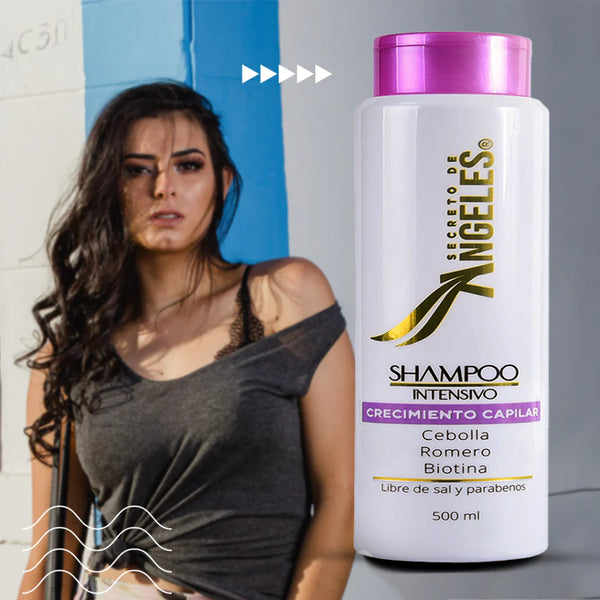 ✨ Shampoo Secreto de Ángeles – Crecimiento Capilar Acelerado 🌿💆‍♀️