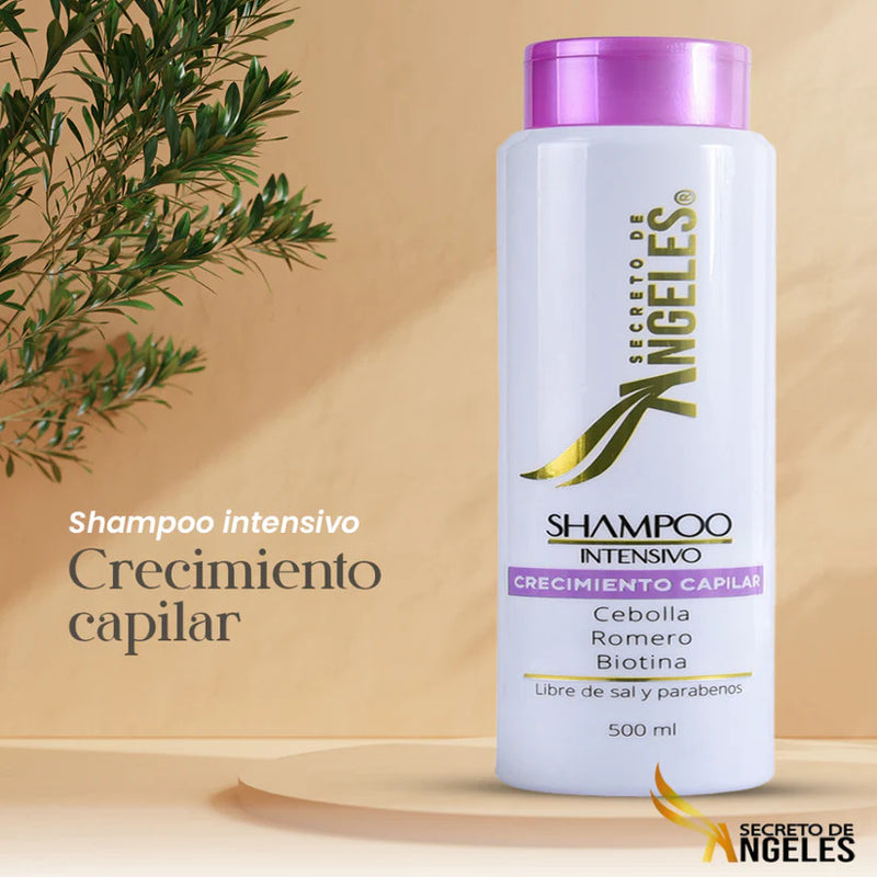 ✨ Shampoo Secreto de Ángeles – Crecimiento Capilar Acelerado 🌿💆‍♀️