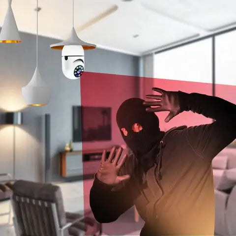 🔒✨ Cámara Smart 2 en 1: Seguridad 360° + Luz Inteligente