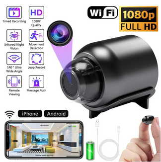 ✅ Vigila sin Ser Visto 💪 | Mini Cámara Full HD 4K UltraVision™ |✅ Discreta pero Poderosa 💪